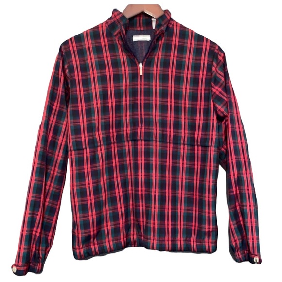 Liz Claiborne Jackets & Coats Liz Golf Plaid Anorak Pullover Jacket